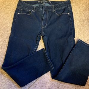 America eagle skinny short jeans size 12